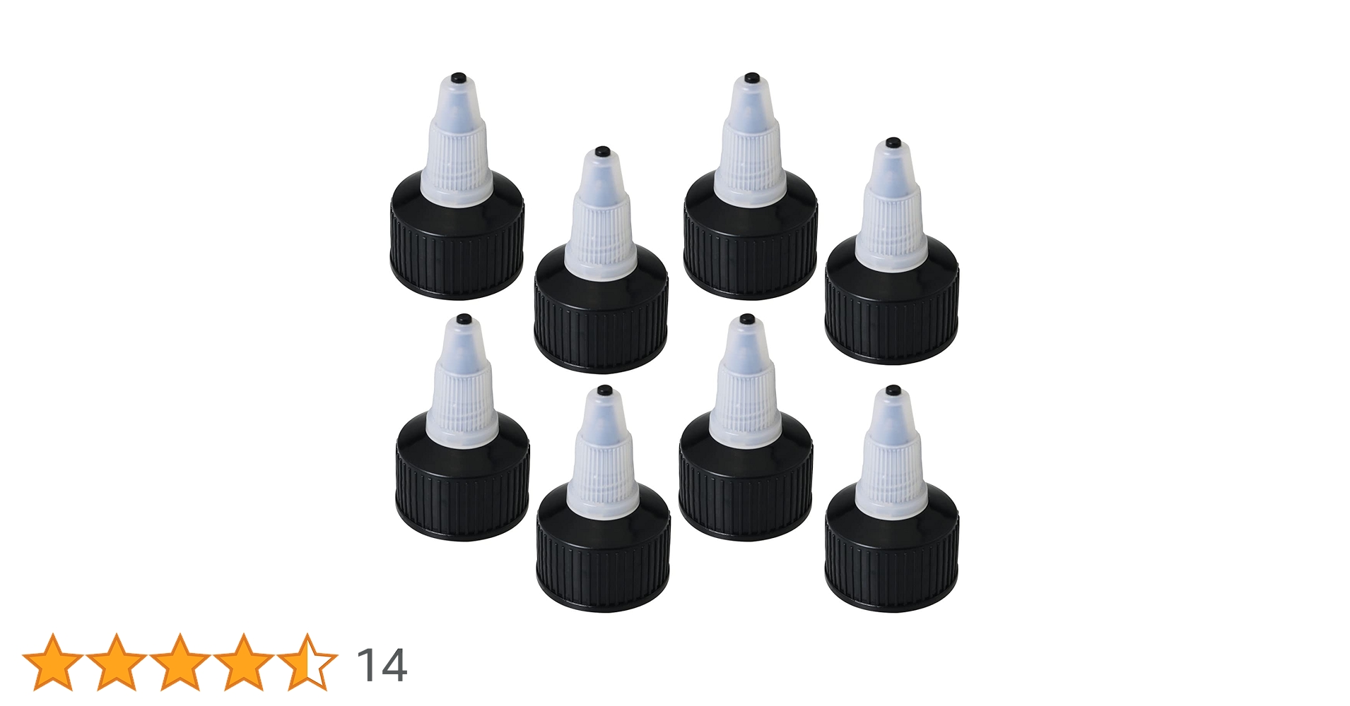 Amazon.co.jp: YHXiXi 8個 ナチュラルツイストトップキャップ